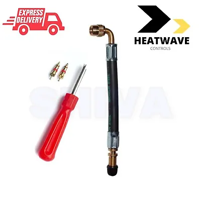 Universal Boiler Expansion Vessel Angled Adaptor Hose With Service Tool Kit HTW2 • £10.50