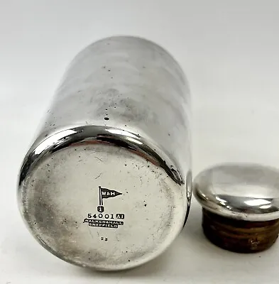 £39 • Buy WALKER & HALL Art Deco Silver Plate Cocktail Shaker Bottle Antique - Needs Cork