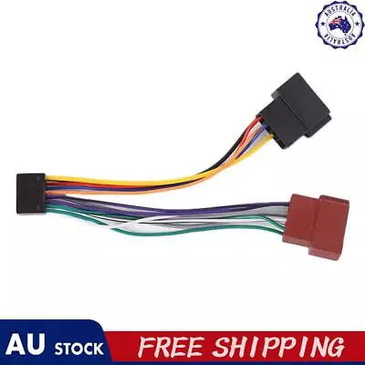 ISO Wiring Harness Connector Wire Loom Car Stereo Adaptor Cable For KENWOOD • $9.90