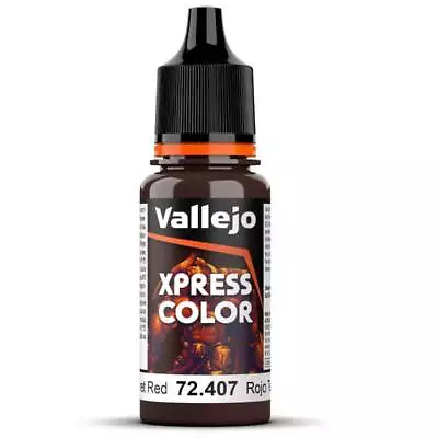 Vallejo Xpress Color 18ml - Velvet Red - 72.407 • £3.15