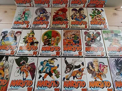 Naruto Masashi Kishimoto Shonen Jump Graphic Novel Manga (22) Comic Paperback • $66