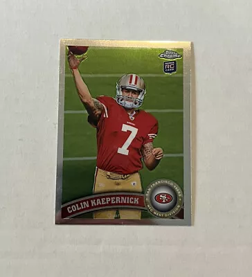 2011 Colin Kaepernick Topps Chrome Rookie RC Card #25 San Francisco 49ers  • $4.99