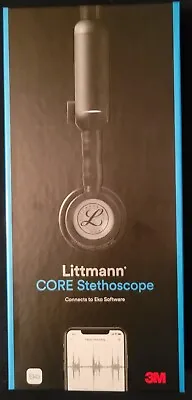 New 3M Littmann CORE Digital Stethoscope 8870 - Black Tubing Copper Chestpiece • $245