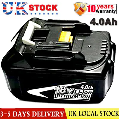 18V 4.0AH LXT Li-Ion Battery For Makita BL1840 BL1830 BL1850 Cordless BL1820 UK • £17.89