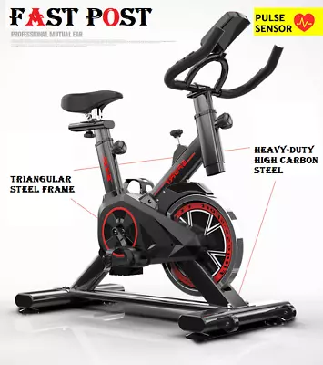 Fitness Spin Bike Exercise Home Gym Workout Flywheel Commercial Cycling Indoor • $175