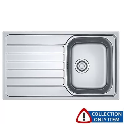 Franke Spark 1.0 Bowl Stainless Steel Kitchen Sink & Waste SKX611 • £50