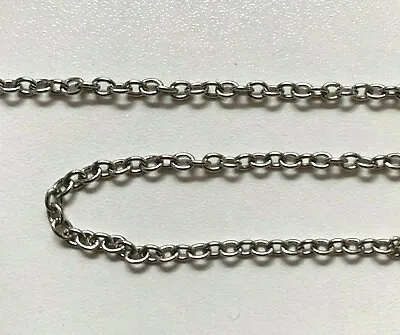 £2.99 • Buy STAINLESS STEEL CABLE CHAIN 1.5mm-3mm NECKLACE MAKING JEWELLERY REPLACEMENT