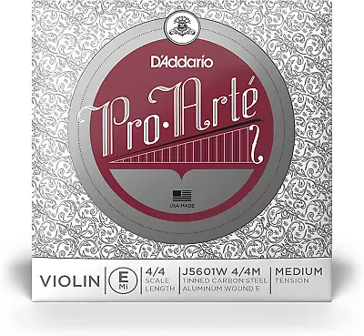 D'Addario Pro-Arte Violin Single Aluminum Wound E String 4/4 Scale • $23.84