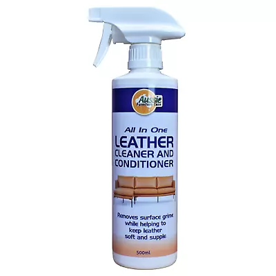 Leather Cleaner & Conditioner 500ml- Do 2 Tasks With One Product • $39.95