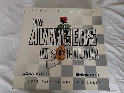 £145 • Buy The Avengers John Steed And Emma Peel Deluxe Talking Action Figures