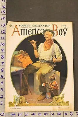 1933 Music Crank Organ Grinder Circus Monkey Comic Wilkinson Art Cover Sd99 • $38.95