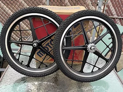 New Mongoose Motomag III Reissue Wheel Set For BMX Retro Build. • $550