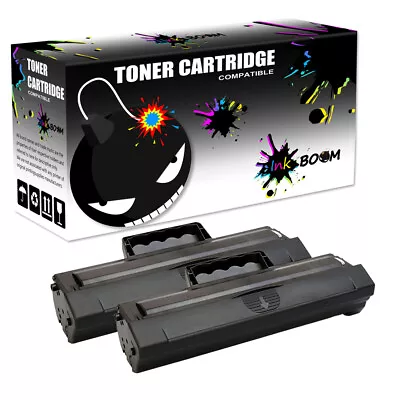 2 Black Toner Cartridge For Samsung MLT-D104S ML-1660 ML-1670 SCX-3200 Series • $26.59