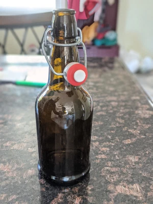 $25 • Buy 16oz Glass Bottles, 50 Count Amber, Kombucha, Beer Brewing Bottles Swing Top