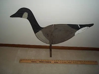 Antique BURKHARD'S Folding Goose Silhouette Decoy 100+ Years Old-good Condition. • $165