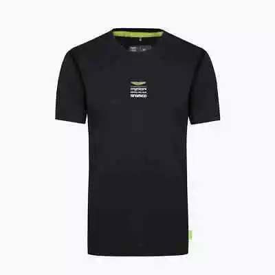 Aston Martin Cognizant F1 Men's Lifestyle Logo T-Shirt Black 1 • $54