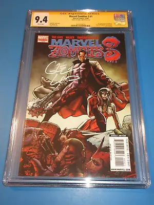 Marvel Zombies 3 #1 Land Variant Signed CGC 9.4 NM Beauty Signature Series Wow • $80.99