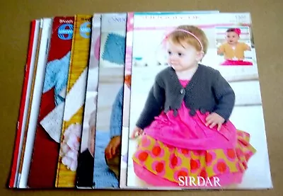 Multi-list Selection Of Sirdar Baby/kids Used Knitting Patterns (h) • £2.95