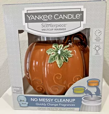 £29.64 • Buy Yankee Candle Fall Decor Pumpkin Electric Tart Melt Wax Warmer Burner