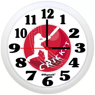 £12.99 • Buy Cricket Wall Clock, 9  In