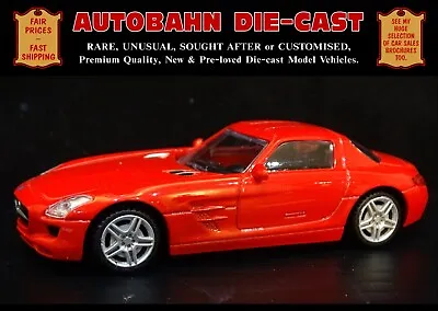 Stunning Mercedes-benz Sls Amg 1/43 Scale Unusual Collectors Diecast Model Car • $12