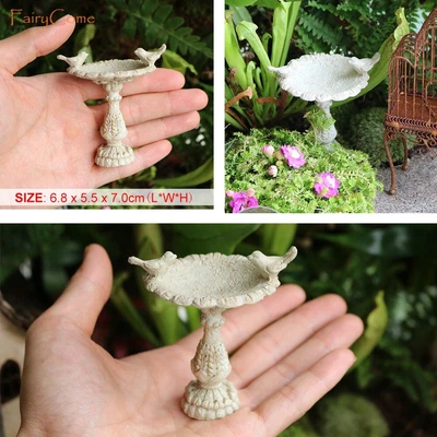 £9.28 • Buy Ceramic Birdbath Bird Feeder Bowl Decor For Bee Bird Bath Outdoor Garden Yard