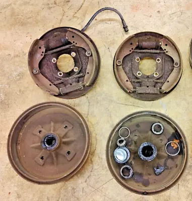 $200 • Buy VW Super Beetle Front Brake Drum Set With Backing Plates Hardware And Shoes