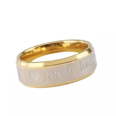 Promise Ring Decorative Handmade Forever Together Wedding Band Safe • £3.94