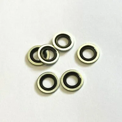 £1.30 • Buy M14 Bonded Seal Washers - Nitrile Sealing Washer . Self Centralising Dowty