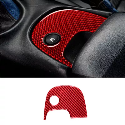 Red Carbon Fiber Traction Console Cover Trim For Chevrolet Corvette C5 1998-99 A • $9.66