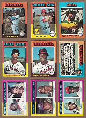 1975 Topps MINIS Baseball (265-396) * You Pick * Conditions Listed • $1.60