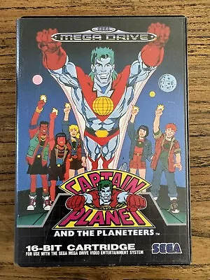 Captain Planet And The Planeteers Sega Mega Drive With Manual🔥NICE CONDITION🔥 • $69