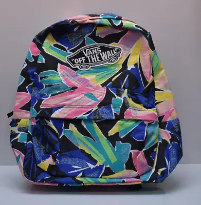 Vans Realm Backpack Handbag Multicolor Tropical Print New! NWT • $55.62