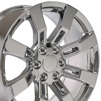 CK375 Chrome 20 Inch Rims SET (4) Fit Cadillac Escalade Tahoe Yukon 5409 Wheels • $1051