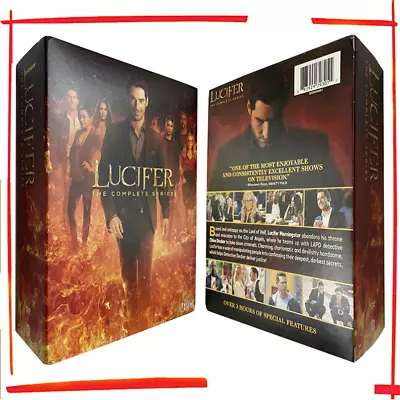 Lucifer Complete Series Seasons 1-6 DVD 20-Disc Box Set New Sealed Region 1 • $25.47