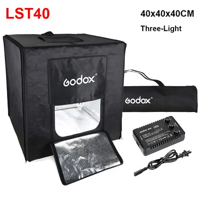 Godox Photo Light Tent Mini LED Photo Box 3/2-Light For Macro Product Shootings • $135