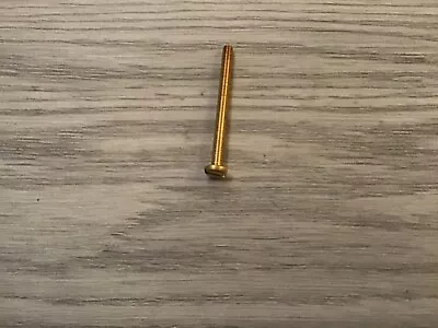 £1 • Buy SOLID BRASS SLOTTED PAN HEAD MACHINE SCREWS BOLTS M4x 12/16/20/25/30/40/50mm