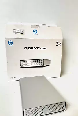 G-Technology 3TB G-Drive USB   External Hard Drive 7200 RPM KENSINGTON SECURITY • £54.99