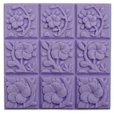 Tropical Vines Tray Soap Mold By Milky Way Molds - MW04 • $8.99