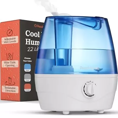 Cool Mist Humidifiers For Bedroom - 2.2L Water Tank Baby Office Quiet • $25.36