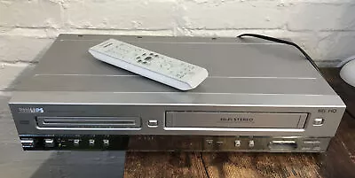 £15 • Buy Philips DVD757VR DVD Video/VCR Combi Player Turns On UNTESTED