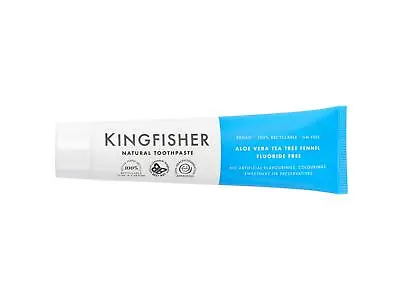 Kingfisher Toothpaste - Aloe Vera Tea Tree Fennel 100ml - (Pack Of 3) • £12.62