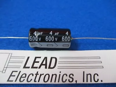 4uf 600-volt Axial 105-deg Temp 18mm X 33mm 4mfd 600v Capacitor • $11.99