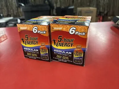 5-Hour Energy Regular Strength Orange Flavor 12 Pack - 01/2024 • $19.99