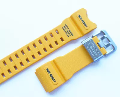 Casio G-Shock Mudmaster GWG-1000 Watch Band Strap Yellow Genuine NEW Japan F/S • $92.60