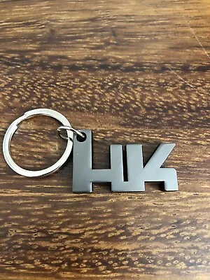 Heckler & Koch Hk Metal Logo Keychain P7 Psp P7m8 P30sk Usp Hk45 Mark23 Vp9 Vp40 • $18.99