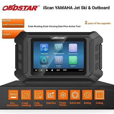 OBDSTAR IScan For YAMAHA Jet Ski &Outboard Diagnostic Tablet Scanner Coding Tool • $459.99