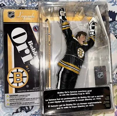 Mcfarlane NHL Legends 4 Bobby Orr Boston Bruins Black Jersey  • $60