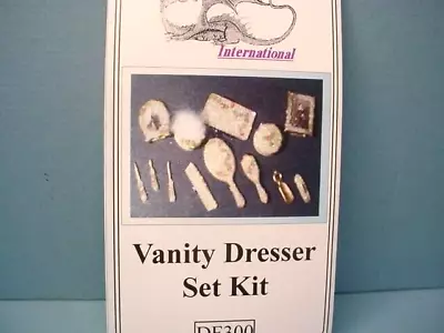 Miniature Glittering Dresser Set Kit #DF300 Dragonfly Int'l 1/12 • $14.95