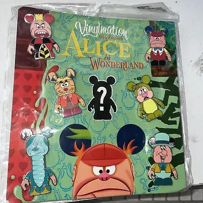 Disney 6 Pin Booster Pack Vinylmation Mystery Alice In Wonderland No Chaser • $29.95